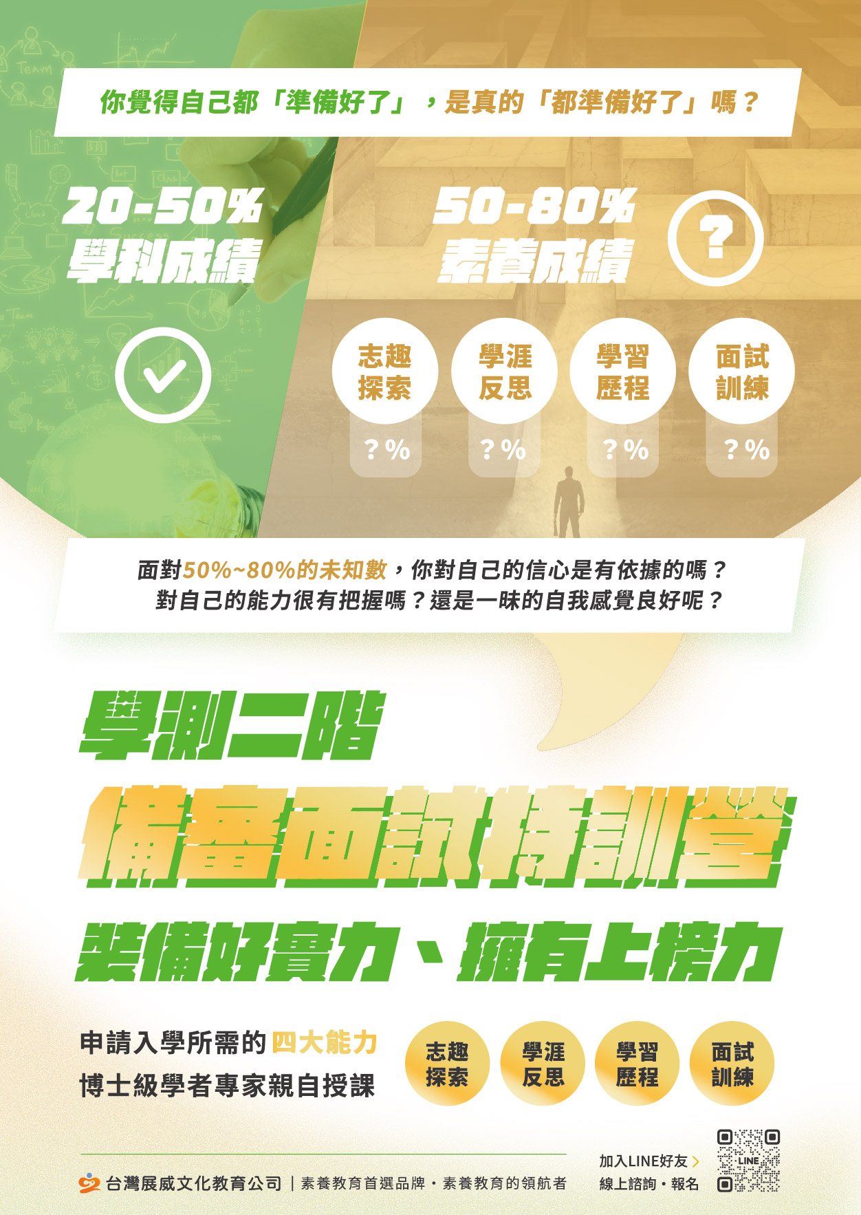 高中備審面試特訓營-課程介紹-正面